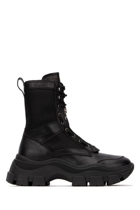 prada lug sole combat boots|prada black chunky combat boots.